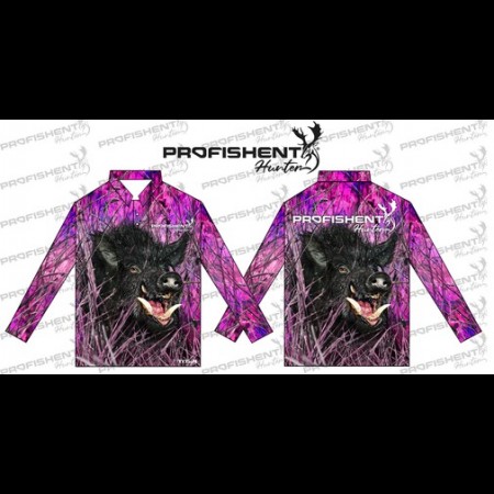 Profishent Tackle - Pink Pig Camo Shirt (kids)